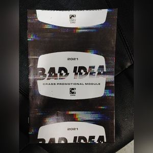 Bad Idea 2021 Crass Promotional Module - Rare promotional cover!